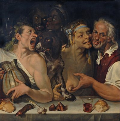 Compagnia allegra da Bartolomeo Passarotti